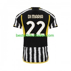 Fußballtrikot Juventus Turin Angel Di Maria 22 Heim Trikot Home 2023-2024 Kurzarm für Herren