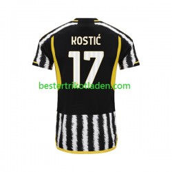 Fußballtrikot Juventus Turin Filip Kostic 17 Heim Trikot Home 2023-2024 Kurzarm für Herren