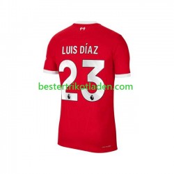 Fußballtrikot Liverpool Luis Diaz 23 Heim Trikot Home 2023-2024 Kurzarm für Herren