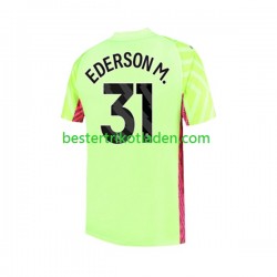 Fußballtrikot Manchester City Ederson Moraes 31 Torwart Ausweich Trikot 3rd 2023-2024 Kurzarm für Herren