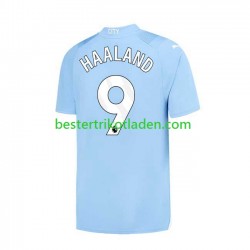 Fußballtrikot Manchester City Haaland 9 Heim Trikot Home 2023-2024 Kurzarm für Herren