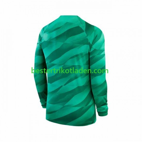 Fußballtrikot Paris Saint-Germain Torwart Heim Trikot Home 2023-2024 Langarm für Herren