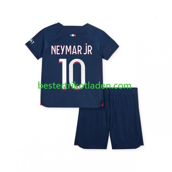Fußballtrikot Paris Saint-Germain Neymar Jr 10 Heim Trikot Home 2023-2024 Kurzarm für Kinder