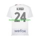 Fußballtrikot AC Mailand Simon Kjaer 24 Auswärts Trikot Away 2023-2024 Kurzarm für Herren