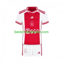 Fußballtrikot Ajax Amsterdam Heim Trikot Home 2023-2024 Kurzarm für Kinder
