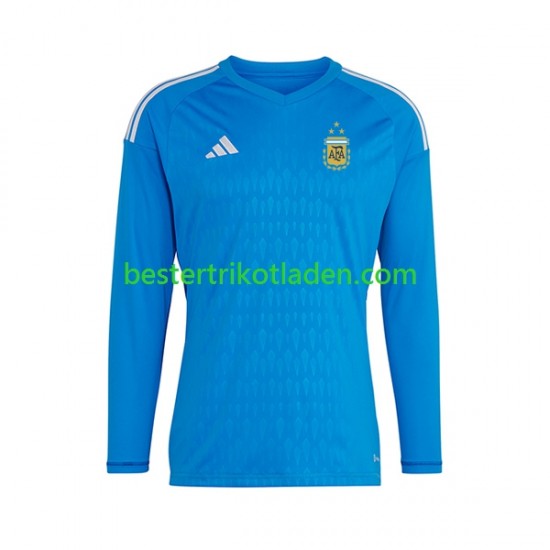 Fußballtrikot Argentinien Torwart Ausweich Trikot 3rd 2023 Langarm für Herren