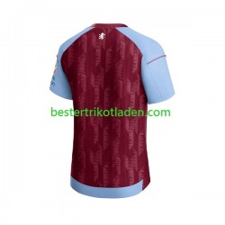 Fußballtrikot Aston Villa Heim Trikot Home 2023-2024 Kurzarm für Herren