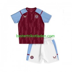 Fußballtrikot Aston Villa Heim Trikot Home 2023-2024 Kurzarm für Kinder
