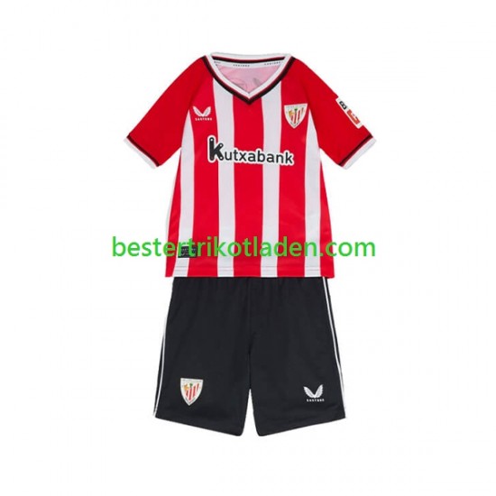 Fußballtrikot Athletic Bilbao Heim Trikot Home 2023-2024 Kurzarm für Kinder