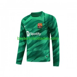 Fußballtrikot FC Barcelona Ter Stegen 1 Torwart Heim Trikot Home 2023-2024 Langarm für Herren