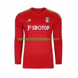 Fußballtrikot Fulham Torwart Heim Trikot Home 2023-2024 Langarm für Herren