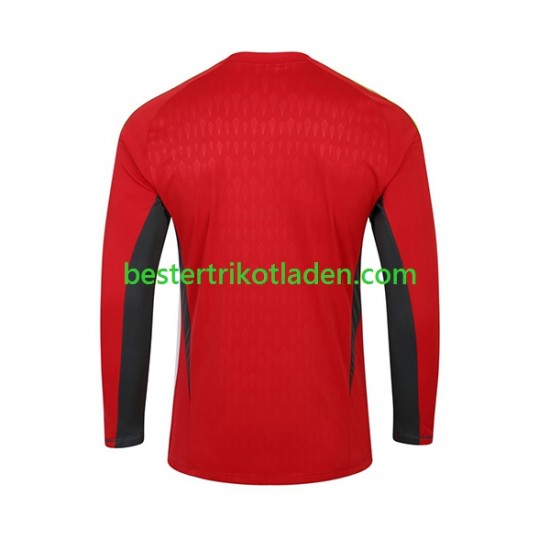 Fußballtrikot Fulham Torwart Heim Trikot Home 2023-2024 Langarm für Herren