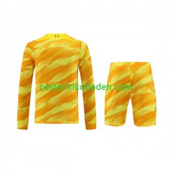 Fußballtrikot Liverpool Torwart Ausweich Trikot 3rd 2023-2024 Langarm für Kinder