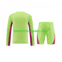 Fußballtrikot Manchester City Torwart Ausweich Trikot 3rd 2023-2024 Langarm für Kinder