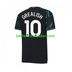 Fußballtrikot Manchester City Jack Grealish 10 Ausweich Trikot 3rd 2023-2024 Kurzarm für Herren