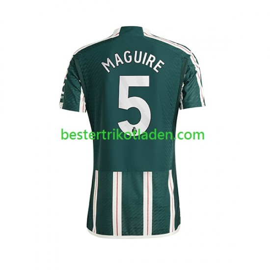 Fußballtrikot Manchester United Harry Maguire 5 Auswärts Trikot Away 2023-2024 Kurzarm für Herren