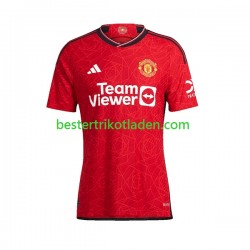 Fußballtrikot Manchester United Heim Trikot Home 2023-2024 Kurzarm für Dame