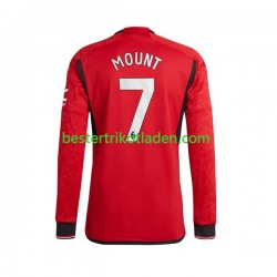 Fußballtrikot Manchester United Mount 7 Heim Trikot Home 2023-2024 Langarm für Herren