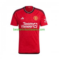 Fußballtrikot Manchester United Mount 7 Heim Trikot Home 2023-2024 Kurzarm für Kinder