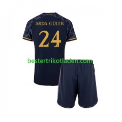 Fußballtrikot Real Madrid Arda Guler 24 Auswärts Trikot Away 2023-2024 Kurzarm für Kinder
