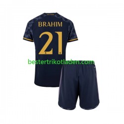Fußballtrikot Real Madrid Brahim Diaz 21 Auswärts Trikot Away 2023-2024 Kurzarm für Kinder