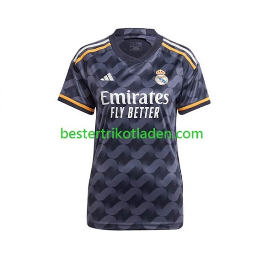 Fußballtrikot Real Madrid Auswärts Trikot Away 2023-2024 Kurzarm für Dame