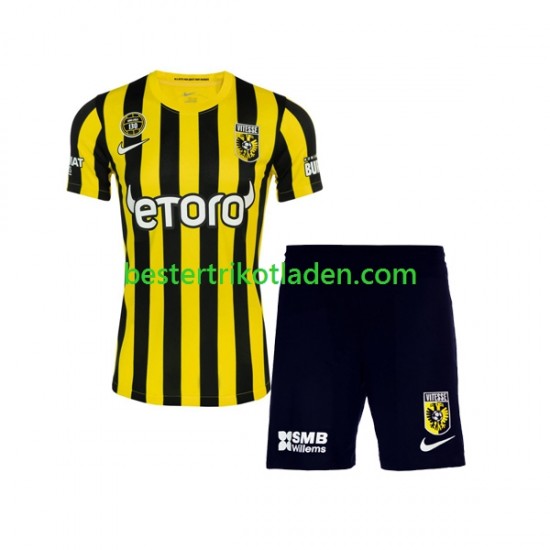Fußballtrikot SBV Vitesse Heim Trikot Home 2022-2023 Kurzarm für Kinder