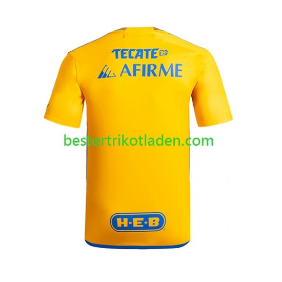 Fußballtrikot UANL Tigres Heim Trikot Home 2023-2024 Kurzarm für Herren