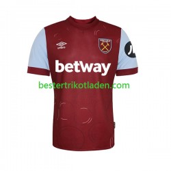 Fußballtrikot West Ham United Heim Trikot Home 2023-2024 Kurzarm für Herren