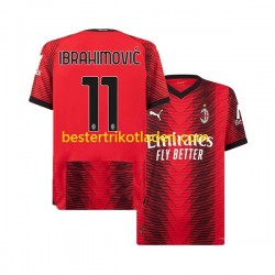 Fußballtrikot AC Mailand Ibrahimović 11 Heim Trikot Home 2023-2024 Kurzarm für Herren