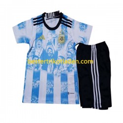 Fußballtrikot Argentinien All Stars Heim Trikot Home 2023 Kurzarm für Kinder