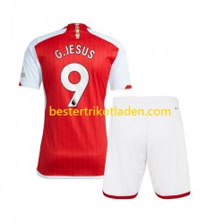 Fußballtrikot Arsenal Gabriel Jesus 9 Heim Trikot Home 2023-2024 Kurzarm für Kinder