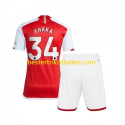 Fußballtrikot Arsenal Xhaka 34 Heim Trikot Home 2023-2024 Kurzarm für Kinder