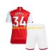 Fußballtrikot Arsenal Xhaka 34 Heim Trikot Home 2023-2024 Kurzarm für Kinder