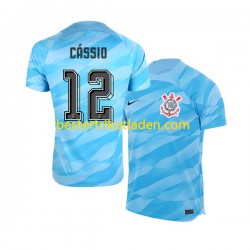 Fußballtrikot Corinthians Cassio 12 Torwart Heim Trikot Home 2023-2024 Kurzarm für Herren