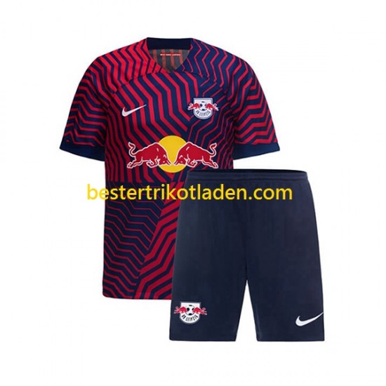Fußballtrikot RB Leipzig Auswärts Trikot Away 2023-2024 Kurzarm für Kinder