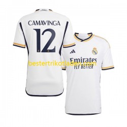 Fußballtrikot Real Madrid Camavinga 12 Heim Trikot Home 2023-2024 Kurzarm für Herren