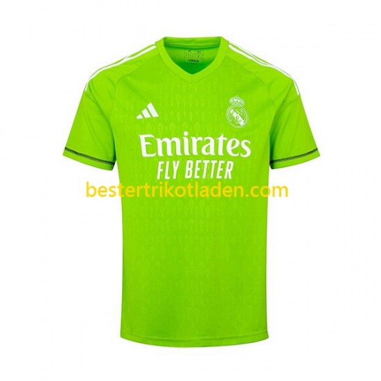 Fußballtrikot Real Madrid Torwart Heim Trikot Home 2023-2024 Kurzarm für Herren