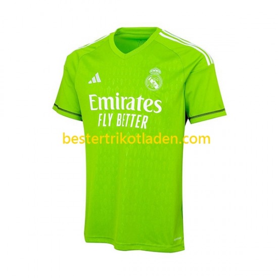 Fußballtrikot Real Madrid Torwart Heim Trikot Home 2023-2024 Kurzarm für Herren