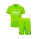 Fußballtrikot Real Madrid Torwart Heim Trikot Home 2023-2024 Kurzarm für Kinder
