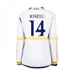Fußballtrikot Real Madrid JOSELU 14 Heim Trikot Home 2023-2024 Langarm für Herren