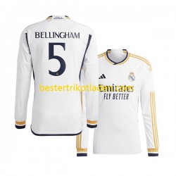 Fußballtrikot Real Madrid Jude Bellingham 5 Heim Trikot Home 2023-2024 Langarm für Herren