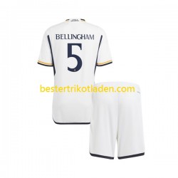 Fußballtrikot Real Madrid Jude Bellingham 5 Heim Trikot Home 2023-2024 Kurzarm für Kinder