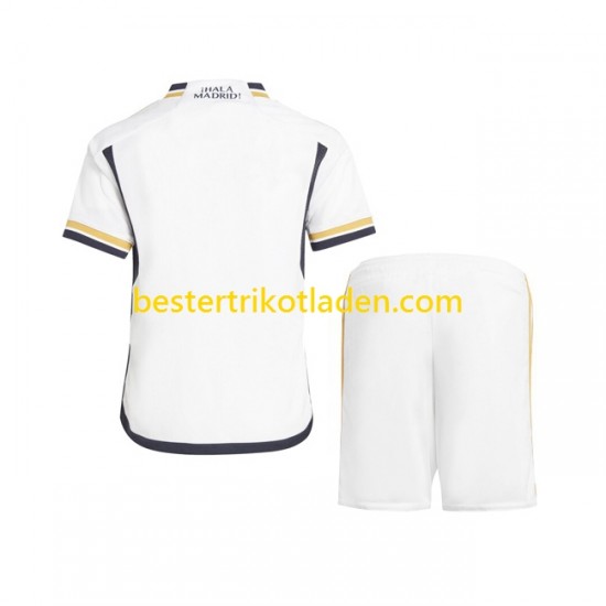 Fußballtrikot Real Madrid Heim Trikot Home 2023-2024 Kurzarm für Kinder