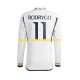 Fußballtrikot Real Madrid Rodrygo Goes 11 Heim Trikot Home 2023-2024 Langarm für Herren