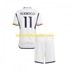 Fußballtrikot Real Madrid Rodrygo Goes 11 Heim Trikot Home 2023-2024 Kurzarm für Kinder