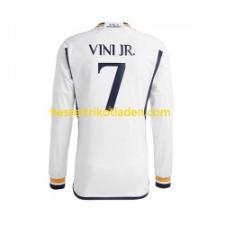 Fußballtrikot Real Madrid Vinicius Junior 7 Heim Trikot Home 2023-2024 Langarm für Herren