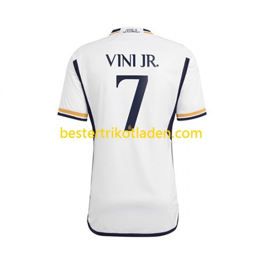 Fußballtrikot Real Madrid Vinicius Junior 7 Heim Trikot Home 2023-2024 Kurzarm für Herren