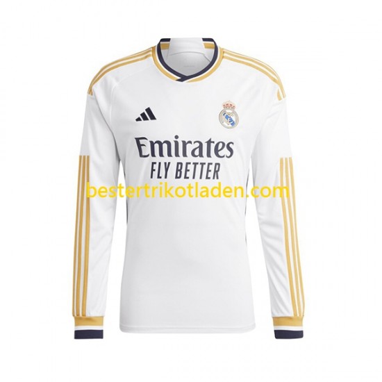 Fußballtrikot Real Madrid Vinicius Junior 7 Heim Trikot Home 2023-2024 Langarm für Kinder