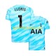 Fußballtrikot Tottenham Hotspur Hugo Lloris 1 Torwart Heim Trikot Home 2023-2024 Kurzarm für Herren